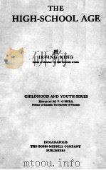THE HIGH-SCHOOL AGE（1914 PDF版）
