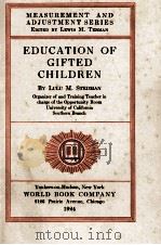 EDUCATION OF GIFTED CHILDREN（1924 PDF版）