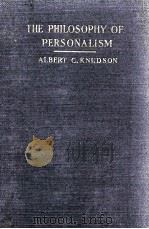 THE PHILOSOPHY OF PERSONALISM 1927 PDF电子版封面
