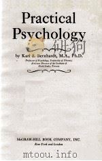 Practical Business Psychology   1961  PDF电子版封面     