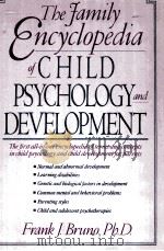 THE FAMILY ENCYCLOPEDIA OF CHILD PSYCHOLOGY AND DEVELOPMENT PDF电子版封面 0471527939