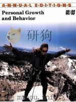 ANNUAL EDITIONS PERSONAL GROWTH AND BEHAVIOR 02/03 PDF电子版封面 0072506288