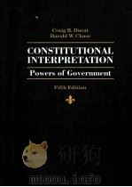 CONSTITUTIONAL INTERPRETATION POWERS OF GOVERNMENT PDF电子版封面