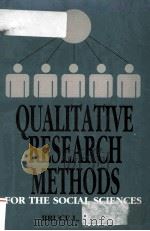 QUALITATIVE RESEARCH METHODS FOR THE SOCIAL SCIENCES PDF电子版封面 0205117260