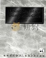 DOING STATISTICS USING MICROCASE WILLIAM FOX SECOND EDITION PDF电子版封面