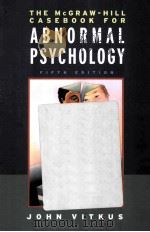 THE MCGRAW-HILL CASEBOOK FOR ABNORMAL PSYCHOLOGY FIFTH EDITION PDF电子版封面