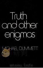 TRUTH AND OTHER ENIGMAS PDF电子版封面 9780674910768