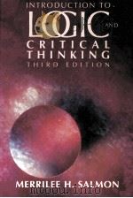 INTRODUCTION TO LOGIC AND CRITICAL THINKING PDF电子版封面 0155430645