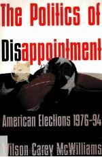 THE POLITICS OF DISAPPOINTMENT PDF电子版封面 1566430283
