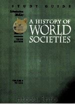 A HISTORY OF WORLD SOCIETIES THIRD EDITION PDF电子版封面 039558907X