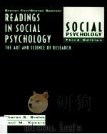 READINGS IN SOCIAL PSYCHOLOGY THE ART AND SCIENCE OF PESEARCH PDF电子版封面 0395770602