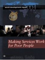 MAKING SERVICES WORK FOR POOR PEOPLE PDF电子版封面 9780821354681