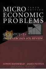 MICROECONOMIC PROBLEMS     PDF电子版封面  0393975975   