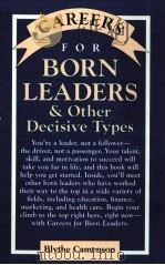 FOR BORN LEADERS AND OTHER DECISIVE TYPES PDF电子版封面