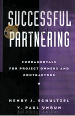 SUCCESSFUL PARTNERING PDF电子版封面