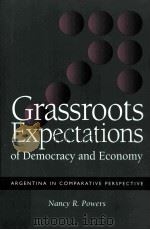 GRASSROOTS EXPECTATIONS OF DEMOCRACY AND ECONOMY PDF电子版封面