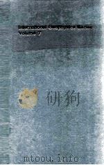 INTERNATIONAL GEOPHYSICS SERIES VOLUME 7 PDF电子版封面