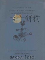PROCEEDINGS OF THE FIRST NATIONAL CONFERENCE ON APPLIED METEOROLOGY（ PDF版）