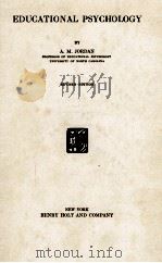 EDUCATIONAL PSYCHOLOGY REVISED EDITION 1933 PDF电子版封面