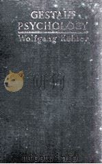 GESTALT PSYCHOLOGY   1929  PDF电子版封面     