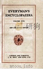 EVERYMAN'S ENCYCLOPAEDIA VOLUME FIVE 1932 PDF电子版封面