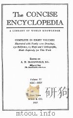 THE CONCISE ENCYCLOPEDIA VOLUME VI 1937 PDF电子版封面