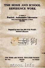THE HOME AND SCHOOL REFERENCE WORK VOLUME IX（1922 PDF版）