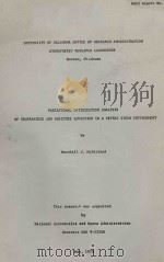 VARIATIONAL OPTIMIZATION ANALYSIS OF TEMPERATURE AND MOISTURE ADVECTION IN A SEVERZ STORM ENVIRONMEN PDF电子版封面