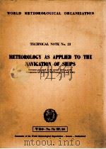 METEOROLOGY AS APPLIED TO THE NAVIGATION OF SHIPS（ PDF版）