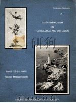 SIXTH SYMPOSIUM ON TURBULENCE AND DIFFUSION（ PDF版）