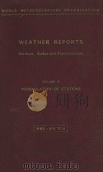 WEATHER REPORTS  VOLUME A（ PDF版）