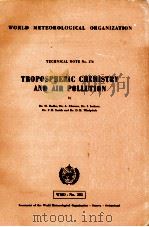 WORLD METEOROLOGICAL ORGANIZATION TECHNICAL NOTE NO.176（ PDF版）