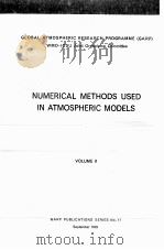 GLOBAL ATMOSPHERIC RESEARCH PROGRAMME NO.17-1 PDF电子版封面