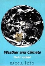 WEATHER AND CLIMATE PDF电子版封面