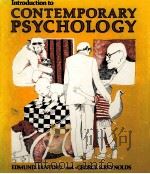 INTRODUCTION TO CONTEMPORARY PSYCHOLOGY PDF电子版封面 0716707616