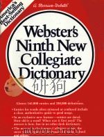 WEBSTER‘S NINTH NEW COLLEGIATE DICTIONARY PDF电子版封面 0877795088