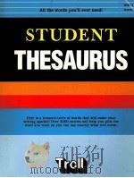 STUDENT THESAURUS PDF电子版封面