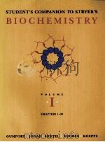 STUDENT'S COMPANION TO STRYER'S BIOCHEMISTRY VOLUME 1 PDF电子版封面 0716719452