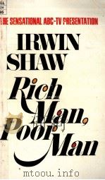 IRWIN SHAW RICH MAN POOR MAN PDF电子版封面