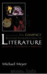 THE COMPACT BEDFORD INTRODUCTION TO LITERATURE SIXTH EDITION PDF电子版封面 0312398816