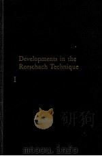 Developments in the Rorschach Technique  volume 1  Technique and Theory     PDF电子版封面     