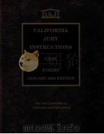 CALIFORNIA JURY INSTRUCTIONS CIVIL FORMS JANUARY 2004 EDITION PDF电子版封面