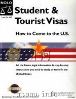STUDENT & TOURIST VISAS HOW TO COME TO THE U.S PDF电子版封面 0873377893