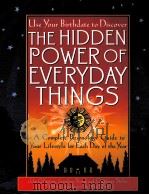 USE YOUR BIRTHDATE TO DISCOVER THE HIDDEN POWER OF EVERYDAY THINGS PDF电子版封面 0671036203