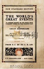 THE WORLD'S GREAT EVENTS VOLUME TWO（1913 PDF版）