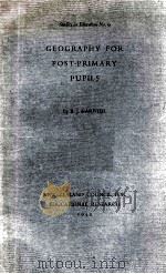 GEOGRAPHY FOR POST-PRIMARY PUPILS（ PDF版）