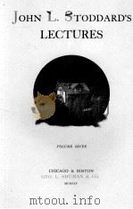 JOHN L. STODDARD'S LECTURES PDF电子版封面 VOLUME SEVEN