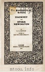 HACKNEY AND STOKE NEWINGTON 1908 PDF电子版封面