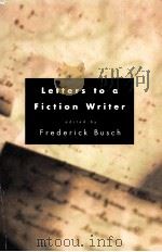 LETTERS TO A FICTION WRITER EDITED BY PDF电子版封面