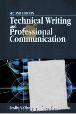 TECHNICAL WRITING AND PROFESSIONAL COMMUNICATION SECOND EDITION PDF电子版封面 0070478236